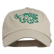 Gators Mascot Embroidered Low Profile Washed Cap