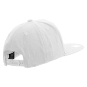 Licensed US Navy Seabee Retired Embroidered Flexfit Snapback Style Cap - White OSFM