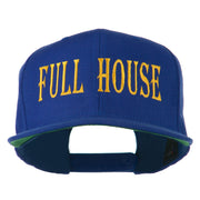 Gaming Full House Embroidered Flat Bill Cap