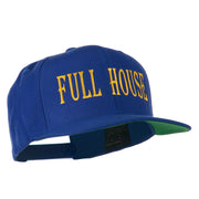 Gaming Full House Embroidered Flat Bill Cap