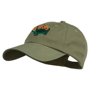 Gators Mascot Embroidered Low Profile Washed Cap