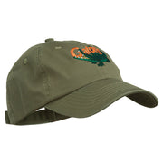 Gators Mascot Embroidered Low Profile Washed Cap