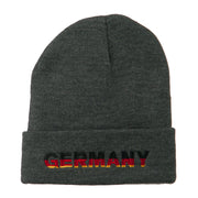 Germany Embroidered Long Beanie