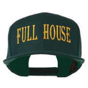 Gaming Full House Embroidered Flat Bill Cap