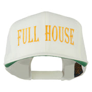 Gaming Full House Embroidered Flat Bill Cap