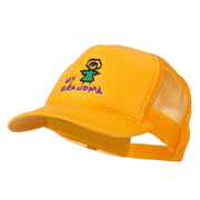 My Grandma Embroidered Youth Foam Mesh Cap