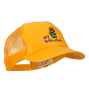 My Grandma Embroidered Youth Foam Mesh Cap