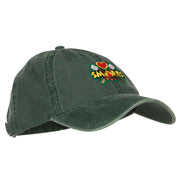 Camping Campfire Smores Patched Washed Cap