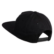 Chaos Wordmark Embroidered Cotton Flat Bill Cap - Black OSFM