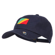 Congo Flag Embroidered Unstructured Cap