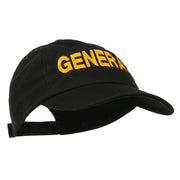 US GENERAL Embroidered Low Profile Washed Cap