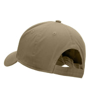 Golf Ball and Club Embroidered Solid Cotton Twill Low Profile Cap