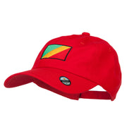 Congo Flag Embroidered Unstructured Cap