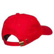 Congo Flag Embroidered Unstructured Cap