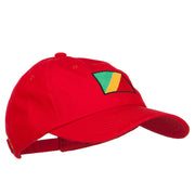 Congo Flag Embroidered Unstructured Cap