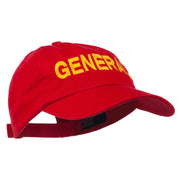 US GENERAL Embroidered Low Profile Washed Cap