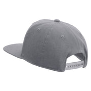 Licensed US Navy Retired Embroidered Flexfit Snapback Style Cap - Dk-Grey OSFM