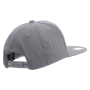 Licensed US Navy Retired Embroidered Flexfit Snapback Style Cap - Dk-Grey OSFM