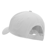 Golf Ball and Club Embroidered Solid Cotton Twill Low Profile Cap