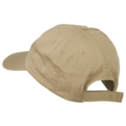 Gold Sun Embroidered Low Profile Washed Cap