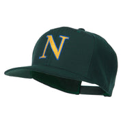 Greek Alphabet NU Embroidered Flat Bill Cap