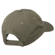 Gold Sun Embroidered Low Profile Washed Cap