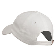 Gold Noel Embroidered Washed Cotton Cap