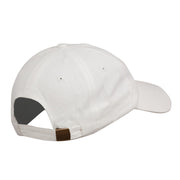 Gold Noel Embroidered Washed Cotton Cap