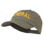 US GENERAL Embroidered Low Profile Washed Cap