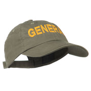 US GENERAL Embroidered Low Profile Washed Cap