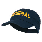 US GENERAL Embroidered Low Profile Washed Cap