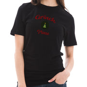 Grinch Please Pun Cotton Short Sleeve Graphic Shirt