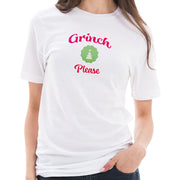 Grinch Please Pun Cotton Short Sleeve Graphic Shirt