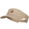 Golden Retriever Head Embroidered Pro Style Cotton Washed Visor