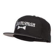 Groomsman Bow Tie Embroidered Cotton Snapback