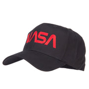 NASA Logo Font Embroidered Cap