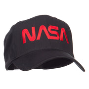 NASA Logo Font Embroidered Cap