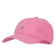 Georgia Rosa Laevigata with Map Embroidered Unstructured Washed Cap