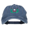 Golf Club Ball Crest Embroidered Washed Cap