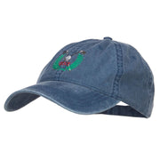 Golf Club Ball Crest Embroidered Washed Cap