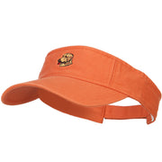 Golden Retriever Head Embroidered Pro Style Cotton Washed Visor