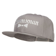 Groomsman Bow Tie Embroidered Cotton Snapback