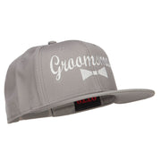 Groomsman Bow Tie Embroidered Cotton Snapback