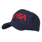 NASA Logo Font Embroidered Cap