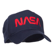 NASA Logo Font Embroidered Cap