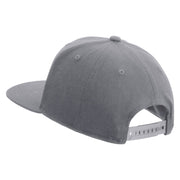 Licensed US Navy Veteran Embroidered Flexfit Snapback Style Cap - Dk-Grey OSFM