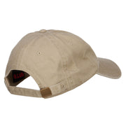 Golf Club Ball Crest Embroidered Washed Cap