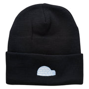 Igloo Embroidered 12 Inch Long Beanie