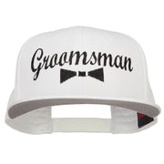 Groomsman Bow Tie Embroidered Cotton Snapback