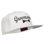 Groomsman Bow Tie Embroidered Cotton Snapback